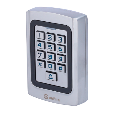 Stand-alone access control, Access by EM card, PIN and App, Relay, pushbutton and buzzer outputs, Wiegand 26 and WiFi | Timing control, Tuya Smart App for remote management and openings, Suitable for exterior IP68