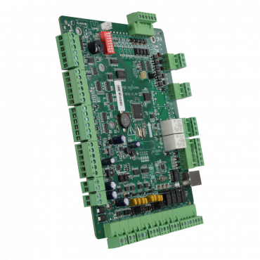 Biometrische toegangscontroller - Toegang via vingerafdruk, gezicht, kaart of wachtwoord - TCP/IP | eHome | ISAPI | OSDP-communicatie - 4 Wiegand-ingangen 26 en 4 RS485 - Relaisuitgang voor twee deuren