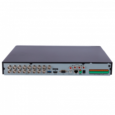 Safire 5n1 DVR - Audio over coaxial cable - 16CH HDTVI/HDCVI/AHD/CVBS/ 16+8 IP - 8 Mpx (8FPS) / 5 Mpx (12FPS) - HDMI 4K and VGA output - Truesense