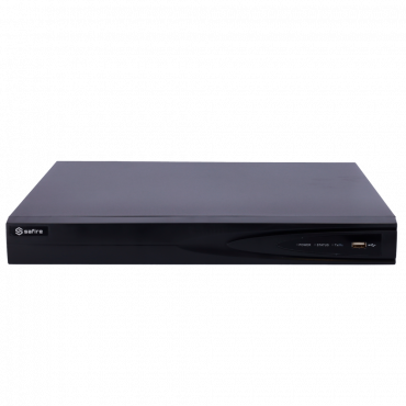 Safire 5n1 DVR - Audio over coaxial cable - 16CH HDTVI/HDCVI/AHD/CVBS/ 16+8 IP - 8 Mpx (8FPS) / 5 Mpx (12FPS) - HDMI 4K and VGA output - Truesense