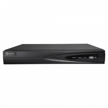 Safire 5n1 DVR - Audio over coaxial cable - 16CH HDTVI/HDCVI/AHD/CVBS/ 16+8 IP - 8 Mpx (8FPS) / 5 Mpx (12FPS) - Outputs 4K HDMI & VGA - Truesense