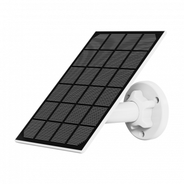 NV-SOLAR5V-3W: Nivian - Solar panel of 3W - For battery operated IP cameras - High efficiency monocrystalline - Micro USB output DC5V - Weatherproof IP65