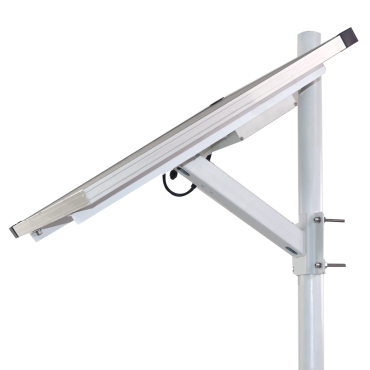 Autonoom voedingssysteem voor CCTV - 80W zonnepaneel - Lithium LiFePo 256Wh (20Ah) batterij - Geïntegreerde MPPT-controller | AC&DC-omzetter - Mastankersteun - RS-485 voor communicatie | lantaarnpaal aansluiting