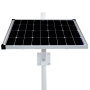 Autonomous power system for CCTV - 80W solar panel - Lithium LiFePo 256Wh (20Ah) battery - Integrated MPPT controller | AC&DC convertert - Mast anchor support - RS-485 for communication | lamppost connection