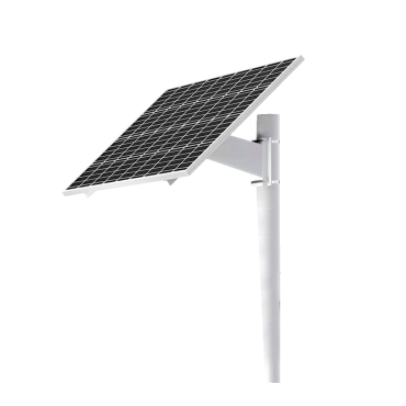 Stand-alone power supply system for CCTV | Solar panel of 100W | Lithium LiFePo Battery 512Wh (40Ah) | Integrated MPPT regulator | Support for mast anchorage | RS-485 for communication