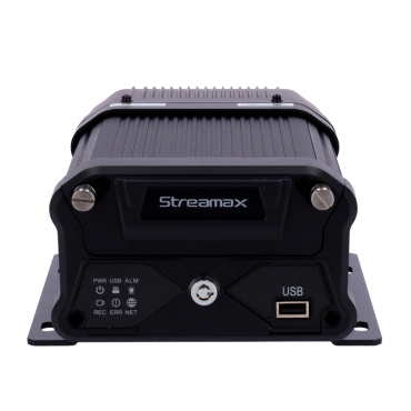 Streamax | NVR recorder to board vehicle | 4 CH AHD and 1 CH IP / Compression H.265/H.264 | Maximum resolution 1080p | 4G communication | GPS | alarms | Supports 1HDD 2.5"