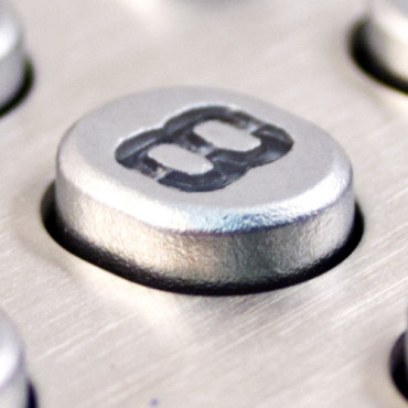 Standalone keypad | 4 Relay | 28 codes | metal keys | Stainless steel case
