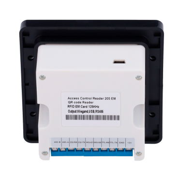 Toegangslezer - Toegang via EM en QR-kaart - LED en akoestische indicator - Wiegand 26/34 - Compatibel met Safire - Geschikt voor binnen