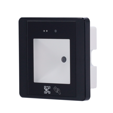 Toegangslezer - Toegang via EM en QR-kaart - LED en akoestische indicator - Wiegand 26/34 - Compatibel met Safire - Geschikt voor binnen