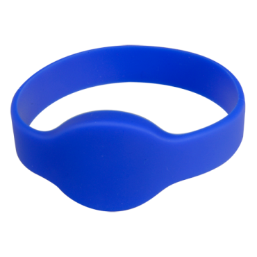 Proximity bracelet - Identification by radio-frequency - Passive EM RFID - Frequency 125 KHz - Blue - Maximum security