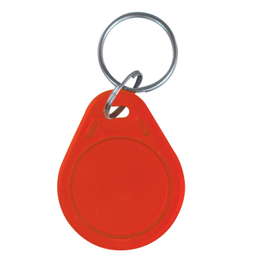 Keyring proximity tag - Identification by radio-frequency - Passive MIFARE | Red color - Frequency 13.56 MHz - Light & portable - Maximum security