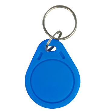 Proximity tag with key fob - Radio frequency identification - Passive RFID | color blue - Low frequency 125 KHz - Light and portable - Maximum safety - pack of 10