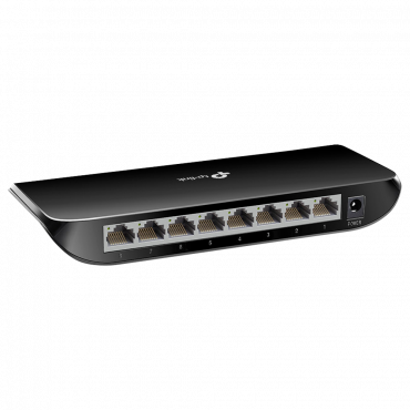 TL-SG1008D: TP-LINK - Desktop Switch - 8 ports RJ45 - Speed 10/100/1000Mbps - Plug & Play - Power saving technology