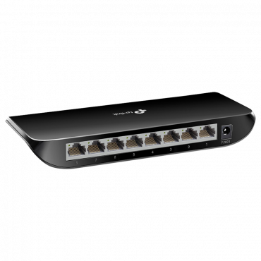 TP-LINK - Desktop Switch - 8 ports RJ45 - Speed 10/100/1000Mbps - Plug & Play - Power saving technology