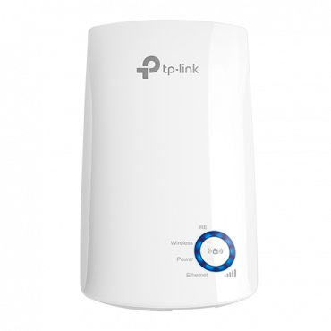 Wifi Range Extender with AC Passthrough - Frequency 2.4GHz - Supports 802.11 b/g/n - Connections up to 300 Mbps - Power <15dBm - RJ45 10/100Mbps Connector