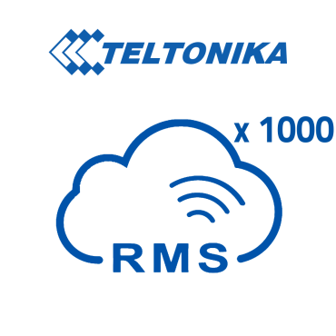 Teltonika RMS Platform Licenses | Pack of 1000 Licenses (Credits) | Teltonika Router Remote Monitoring | Remote configuration Teltonika Router | Telnet / SFTP / SSH / HTTP / HTTPS management | 1 License allows management of 1 router for 1 month