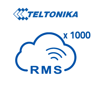 Teltonika RMS-platformlicenties | Pakket van 1000 licenties (credits) | Teltonika Router-bewaking op afstand | Configuratie op afstand Teltonika Router | Telnet / SFTP / SSH / HTTP / HTTPS-beheer | Met 1 licentie kunt u 1 router gedurende 1 maand beheren