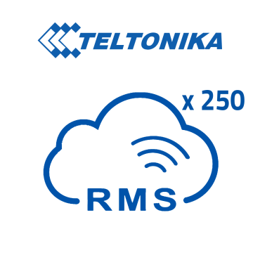 Teltonika RMS Platform Licenses | Pack of 250 Licenses (Credits) | Teltonika Router Remote Monitoring | Remote configuration Teltonika Router | Telnet / SFTP / SSH / HTTP / HTTPS management | 1 License allows management of 1 router for 1 month