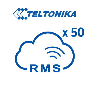 Teltonika RMS Platform Licenses | Pack of 50 Licenses (Credits) | Teltonika Router Remote Monitoring | Remote configuration Teltonika Router | Telnet / SFTP / SSH / HTTP / HTTPS management | 1 License allows management of 1 router for 1 month