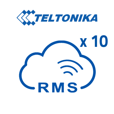 Teltonika RMS Platform Licenses | Pack of 10 Licenses (Credits) | Teltonika Router Remote Monitoring | Remote configuration Teltonika Router | Telnet / SFTP / SSH / HTTP / HTTPS management | 1 License allows management of 1 router for 1 month