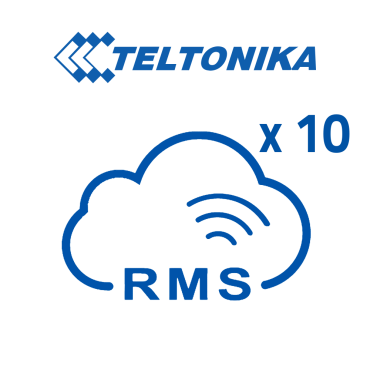 Teltonika RMS-platformlicenties | Pakket van 10 licenties (credits) | Teltonika Router-bewaking op afstand | Configuratie op afstand Teltonika Router | Telnet / SFTP / SSH / HTTP / HTTPS-beheer | Met 1 licentie kunt u 1 router gedurende 1 maand beheren