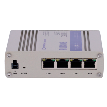 Teltonika Industrial Router | 4 Ethernet ports RJ45 Fast Ethernet | USB 2.0 | Digital Input/Output | Aluminum Housing