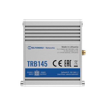 Teltonika Gateway 4G Industrial - 4G Cat 1 / 3G / 2G - Port RS485 - Micro USB connector - Compact Design