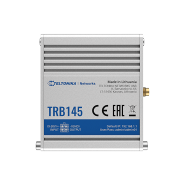 Teltonika Gateway 4G Industrial - 4G Cat 1 / 3G / 2G - RS485-poort - Micro USB-connector - Compact ontwerp