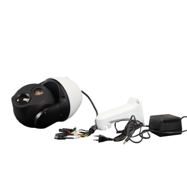 ThermTec High Speed PTZ Dual IP thermal camera - temperature sensor 640x512VOx - lens 50mm - visible sensor 2MPx - lens 5,5 - 180mm - Thermal sensitivity ≤35mK - Thermal accuracy ± 8ºC - Intrusion and temperature detection - ThermTecThermal Dual IP PTZ Ca