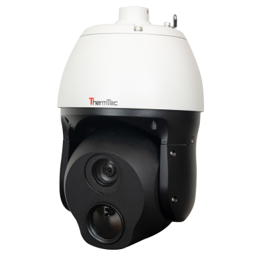 ThermTec High Speed PTZ Dual IP thermal camera - temperature sensor 640x512VOx - lens 50mm - visible sensor 2MPx - lens 5,5 - 180mm - Thermal sensitivity ≤35mK - Thermal accuracy ± 8ºC - Intrusion and temperature detection