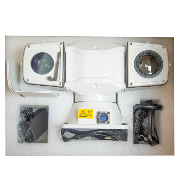 ThermTec Dual Thermal IP PTZ Camera - temperature sensor 640x512VOx - lens 50mm - visible sensor 4MPx - lens 6,5 - 240mm - Thermal sensitivity ≤50mK - Thermal accuracy ± 8ºC - Intrusion and temperature detection