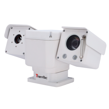 ThermTec IP mini PTZ Dual thermal camera - thermal sensor 640x512VOx - 25mm lens - 4MPx visible sensor - 16mm lens - Thermal sensitivity ≤35mK - Thermal precision ± 8ºC - Intrusion and temperature detection