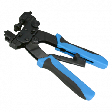 Crimping tool - Compression connectors - Valid for connectors "F", BNC or RCA - Cable RG59, RG6 - Easy to use, fast - Compatible with CON115