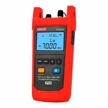 Fiber optic tester - Fiber Optical Power Evaluation - Visual Fault Locator - Weatherproof IP65 - Automatic shutdown