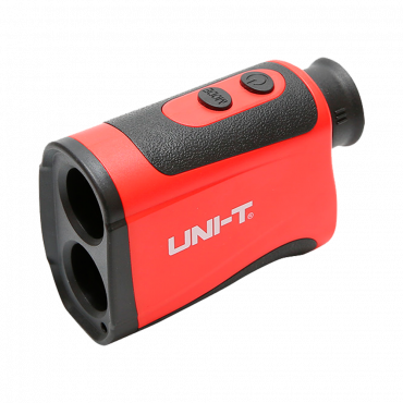 Laser meter - Non-slip and quiet design - 25 mm Lens - Optical zoom telescope 7X - Range up to 1000m with millimetre accuracy - Distance, angle and speed measurement