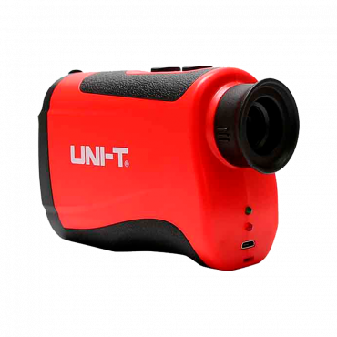 Laser meter - Non-slip and quiet design - 25 mm Lens - Optical zoom telescope 7X - Range up to 1000m with millimetre accuracy - Distance, angle and speed measurement