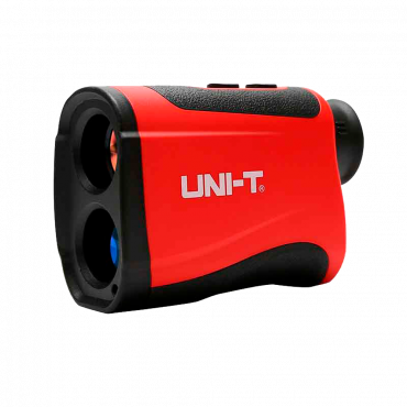 Laser meter - Non-slip and quiet design - 25 mm Lens - Optical zoom telescope 7X - Range up to 1000m with millimetre accuracy - Distance, angle and speed measurement