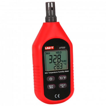Environmental Condition Meter - Temperature and humidity measurement - Lightweight, cost-effective design with intuitive  - interface - Automatic shutdown