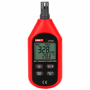 Environmental Condition Meter - Temperature and humidity measurement - Lightweight, cost-effective design with intuitive  - interface - Automatic shutdown