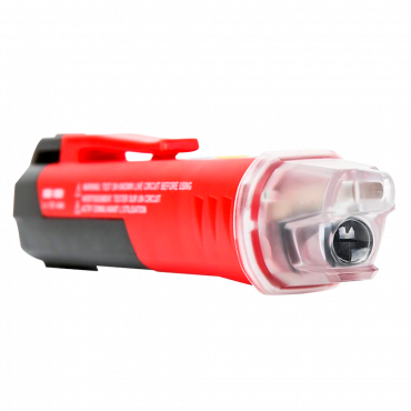 Non-contact AC voltage detector - High and low voltage mode up to 1000 V - Audible warning and visible LED - Automatic shutdown