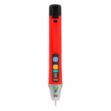 Non-contact AC voltage detector - High and low voltage mode up to 1000 V - Audible warning and visible LED - Automatic shutdown