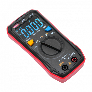 Pocket Digital Multimeter - EBTN display up to 4000 accounts - DC and AC voltage measurement up to 600V - High AC accuracy with True RMS function - Resistance and temperature measurement