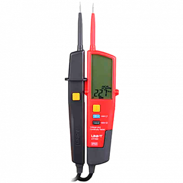 Non-contact AC voltage detector - High and low voltage mode up to 1000 V - Audible warning and visible LED - Automatic shutdown