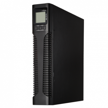 Online UPS for rack or tower installation - Power 1500VA/1350W - 2 surge protected outputs - Recharge time 4h 90% - Hot swappable - 3 sealed lead-acid batteries