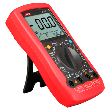 Special digital multimeter for automobiles - LCD display of up to 2000 counts - DC and AC voltage measurement up to 1000V - DC current measurement up to 10A - High AC accuracy with True RMS function