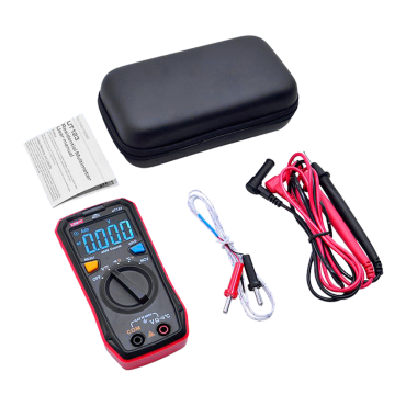 Pocket Digital Multimeter - EBTN display up to 4000 accounts - DC and AC voltage measurement up to 600V - High AC accuracy with True RMS function - Resistance and temperature measurement