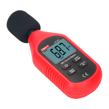 Sound level meter - Picks up noise up to 130 dB with fast response - Backlit LCD display - Ergonomic, lightweight design with intuitive  - interface - Automatic shutdown