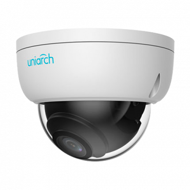 Uniarch4 MP IP Camera - 1/3" Progressive Scan CMOS - 4.0 mm Lens - IR LEDs Range 30 m - WEB, CMS, Smartphone and NVR interface
