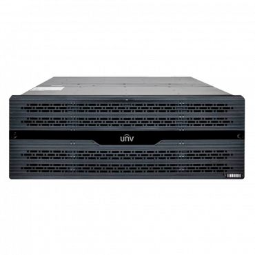 Unified network storage - 320 recording CH | 160 resending CH - Bandwidth 640 Mbps in recording - Supports 24 hard drives | RAID