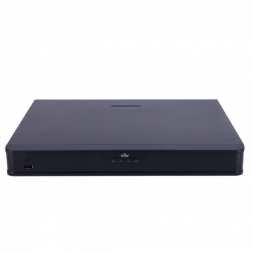 NVR recorder for IP cameras - Easy range - 16 CH video / Ultra 265 compression - 16 PoE Channels - 4K maximum resolution - Supports 2 hard drives